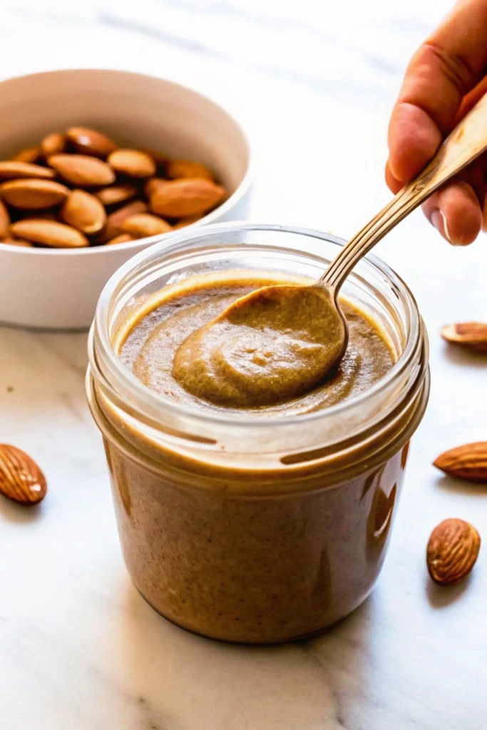Homemade almond butter