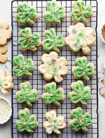 Shamrock Sugar Cookies