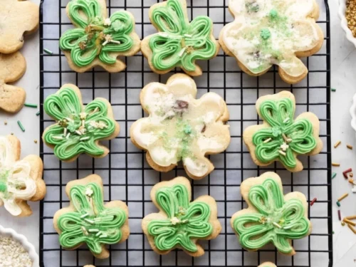 Shamrock Sugar Cookies