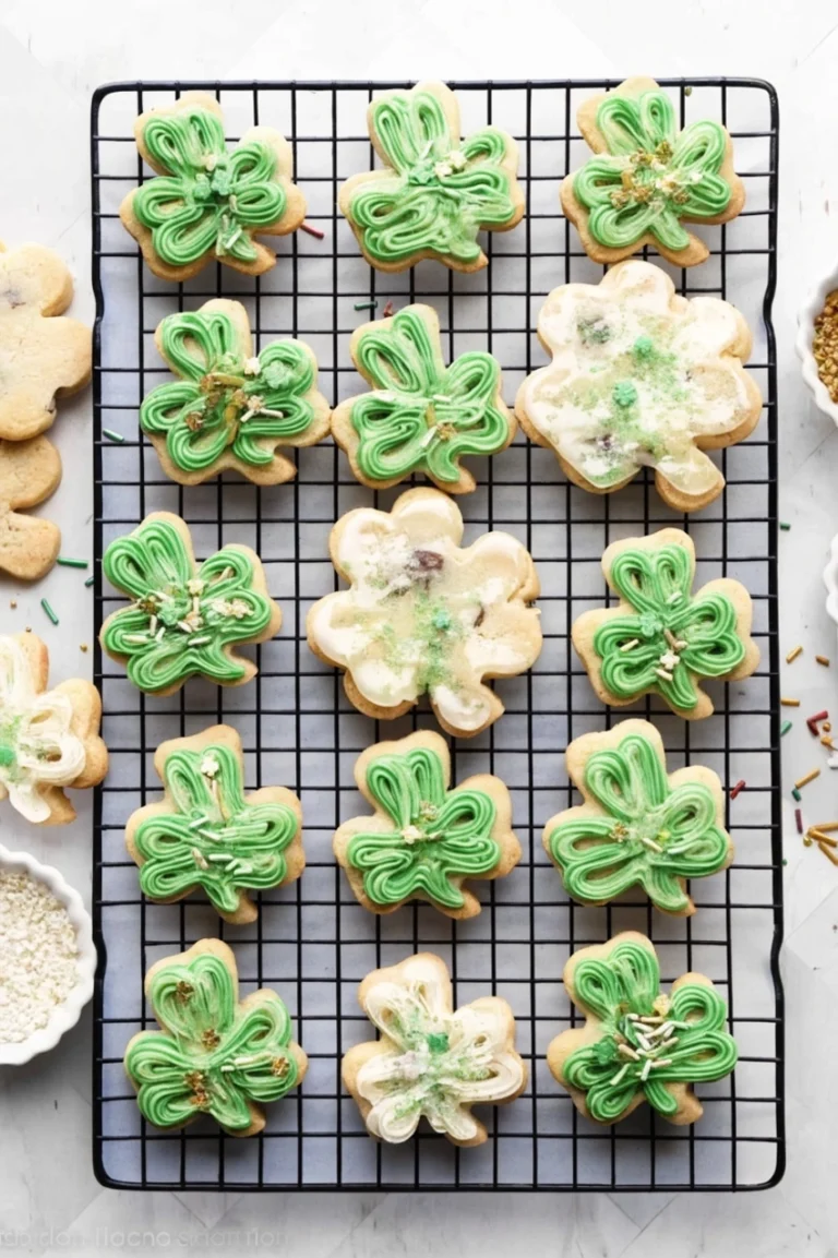 Shamrock Sugar Cookies