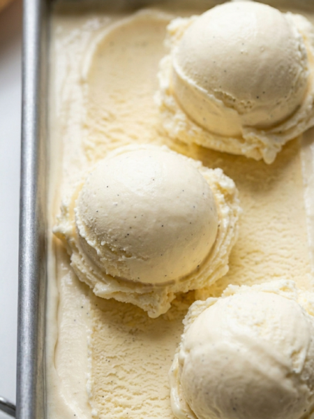 No-Churn Vanilla Ice Cream