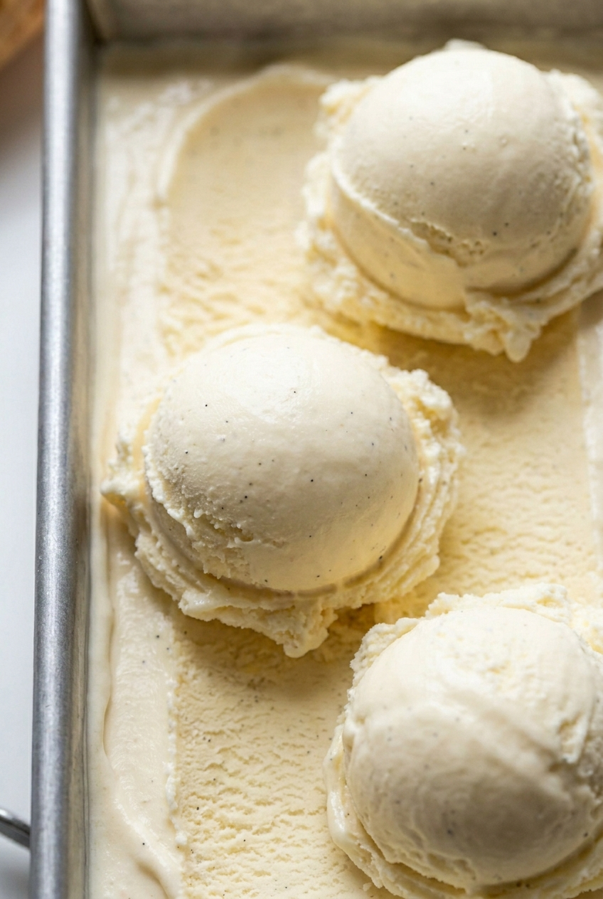 No-Churn Vanilla Ice Cream