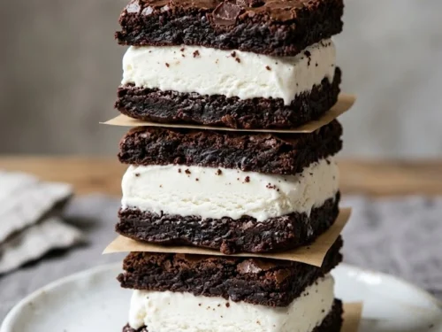 Brownie Ice Cream Sandwiches