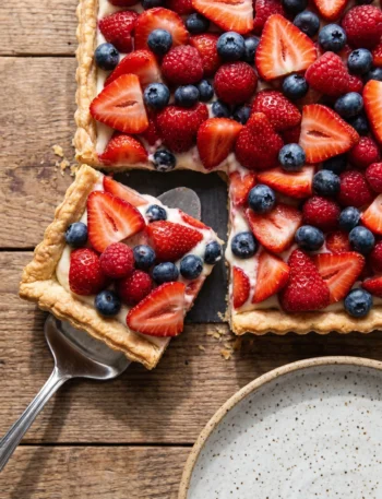 Red White and Blue Pretzel Salad