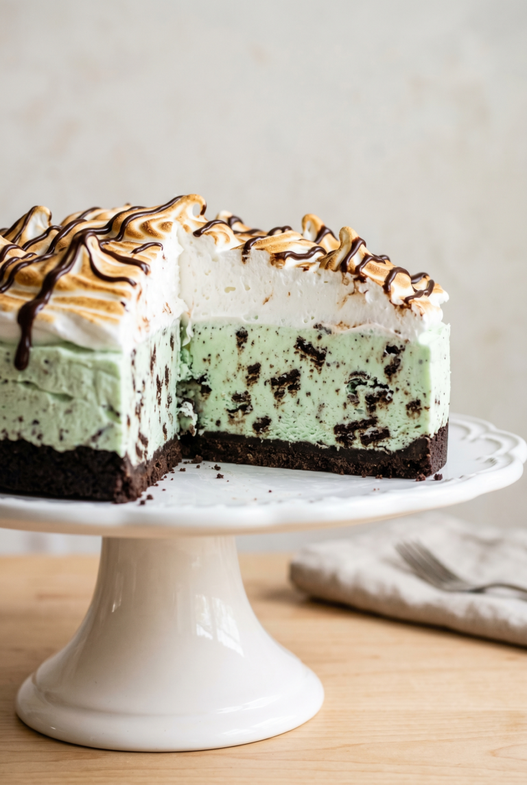 Brownie Baked Alaska
