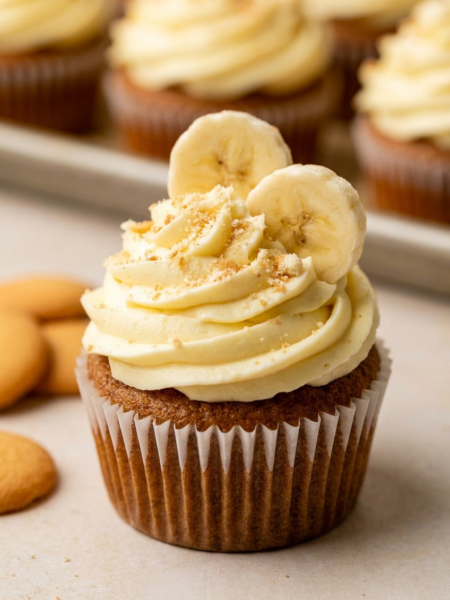 Banana Pudding Cupcakes