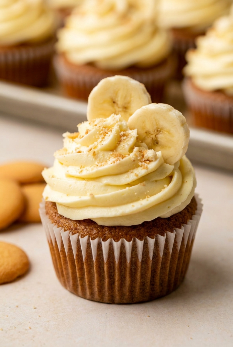 Banana Pudding Cupcakes
