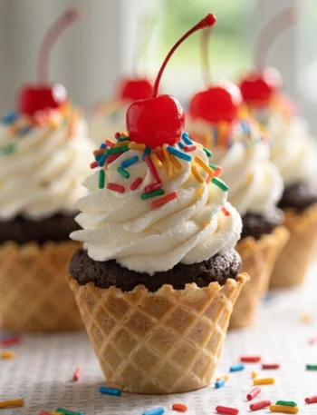 Ice Cream Cone Cupcakes