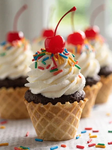 Ice Cream Cone Cupcakes
