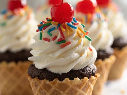 Ice Cream Cone Cupcakes