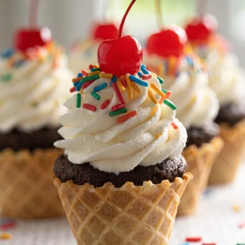 Ice Cream Cone Cupcakes