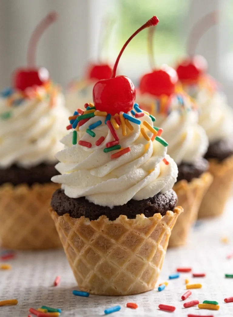 Ice Cream Cone Cupcakes