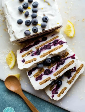 Blueberry Lemon Icebox Cake