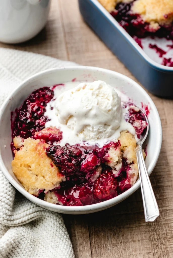 Old-Fashioned Blackberry Cobbler