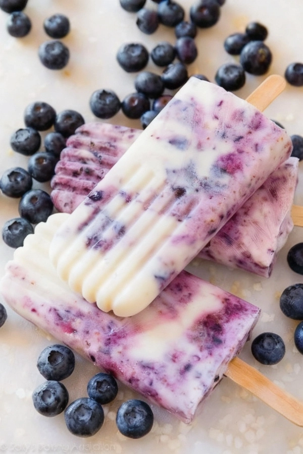 Blueberry Yogurt Swirl